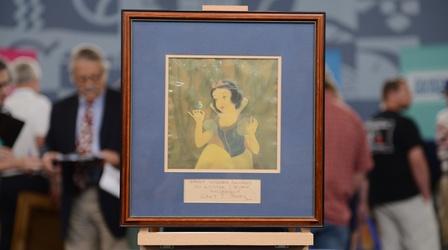 Video thumbnail: Antiques Roadshow Appraisal: 1938 Walt Disney-signed Snow White Animation Cel