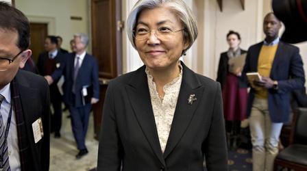 Video thumbnail: PBS NewsHour South Korean foreign minister: 'You have to negotiate'