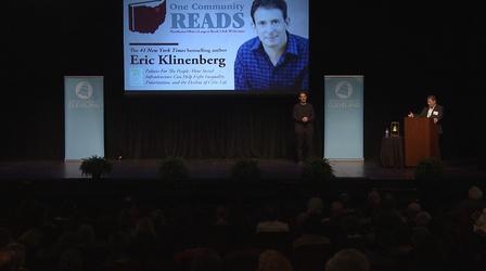 Video thumbnail: The City Club Forum One Community Reads: An Evening With Eric Klinenberg