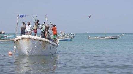 Video thumbnail: PBS NewsHour Can Somalia’s fishing industry keep pirates out of business?