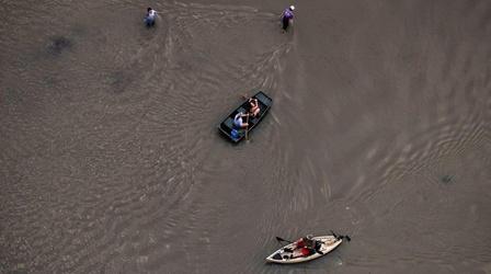 Video thumbnail: PBS NewsHour Surveying toxic waste sites flooded by Harvey