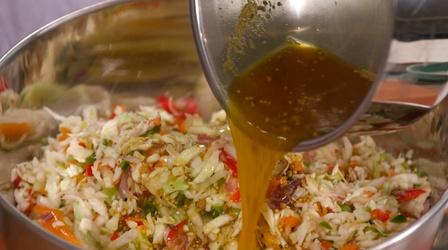 Video thumbnail: The Key Ingredient Marinated Chow-Chow Slaw | Kitchen Recipe