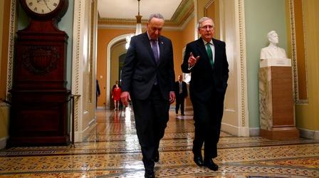 Video thumbnail: PBS NewsHour Senate budget breakthrough faces House headwinds