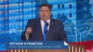 Gov. J.B. Pritzker Takes the Stage at 2nd Night of DNC