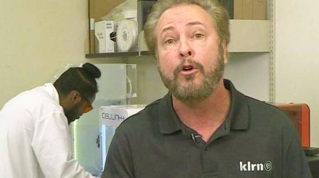 Video thumbnail: KLRN SciTech Now Nov. 8, 2018 | 3D printing helps fight cancer