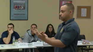 Police officers learn de-escalation techniques