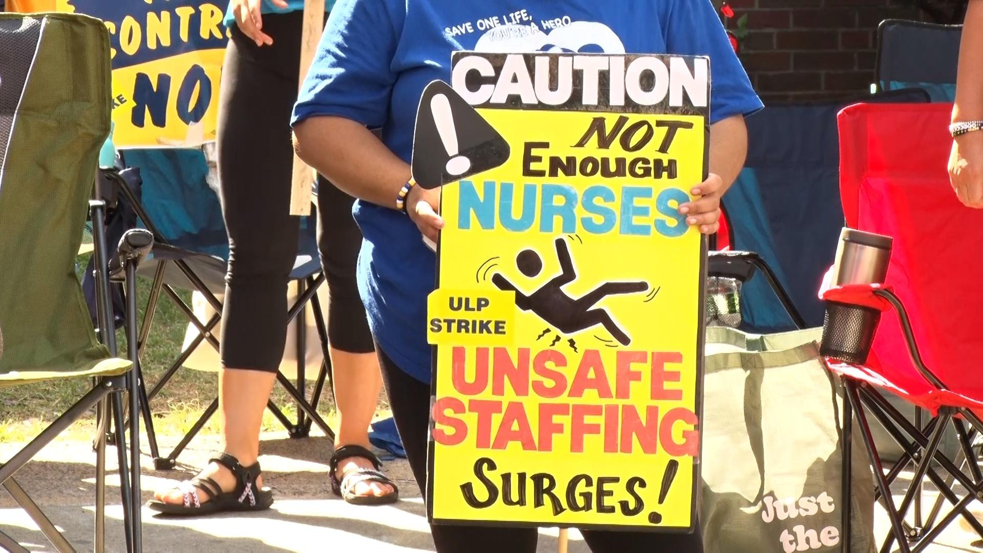 Nurses' strike at RWJ University Hospital — no deal in sight NJ Nurses' strike at RWJ University Hospital — no deal in sight NJ
