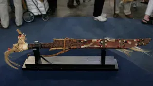 Appraisal: Dyak Sword & Rattan Knife, ca. 1875