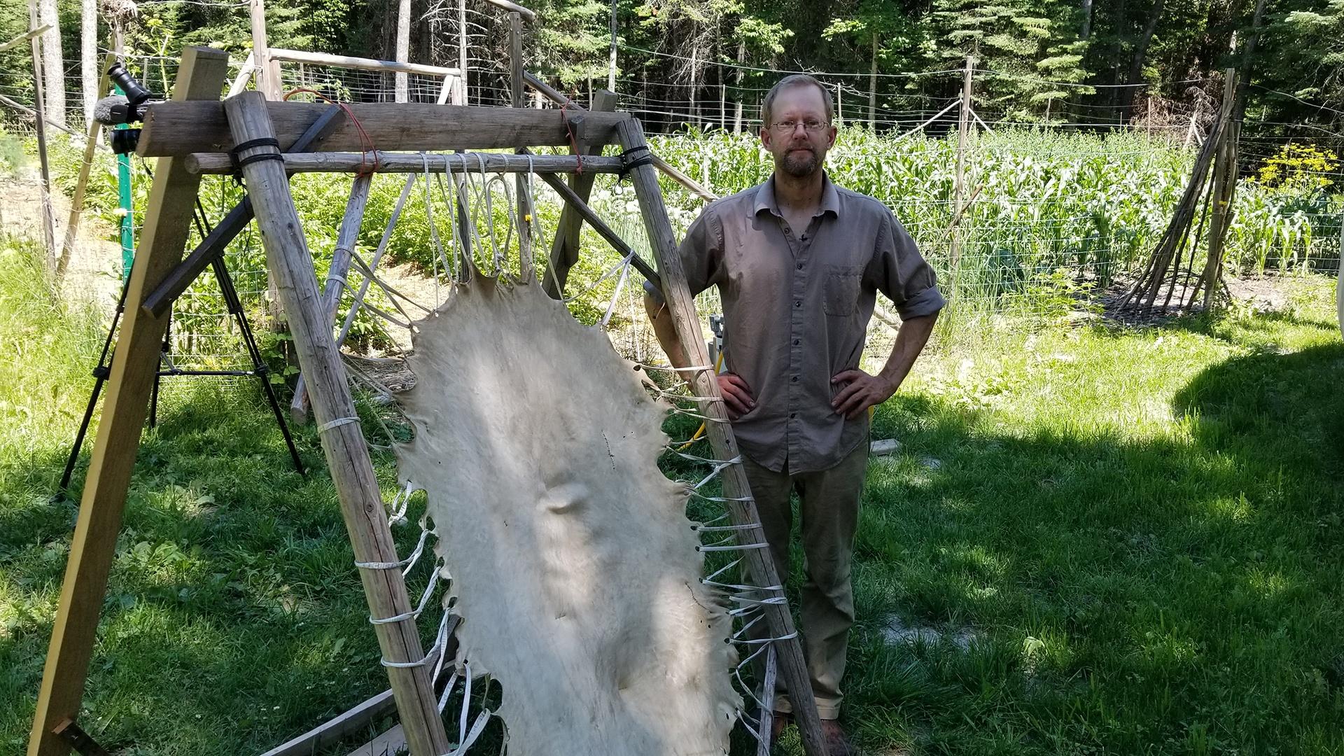 Nate Johnson makes his own durable leather clothing Part 2