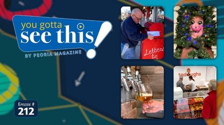 Video thumbnail: You Gotta See This! By Peoria Magazine Letters to Santa | Bergner’s Tree Voices | Evergreen Brewing