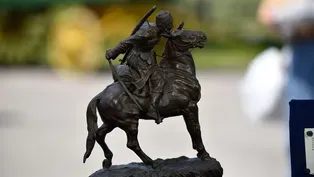 Appraisal: A. Ober Bronze Horse & Rider, ca. 1895