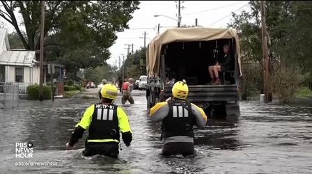 Video thumbnail: PBS NewsHour Florence amplifies problems for public housing residents