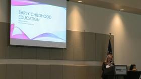 Video thumbnail: Evansville Rotary Club Regional Voices: Aleisha Sheridan, Early Childhood Education