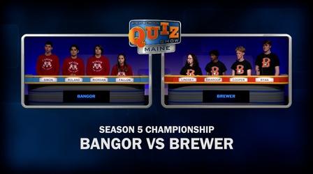 Video thumbnail: High School Quiz Show: Maine Bangor vs. Brewer