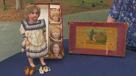 Video thumbnail: Antiques Roadshow Appraisal: Kestner ‘Das Wunderkind’ Doll Set & Box, ca. 1910