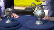 Appraisal: Silver Presentation Goblet & Pitcher, ca. 1860