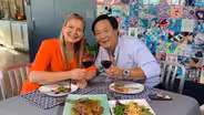 Ming Tsai with guest Amanda Freitag