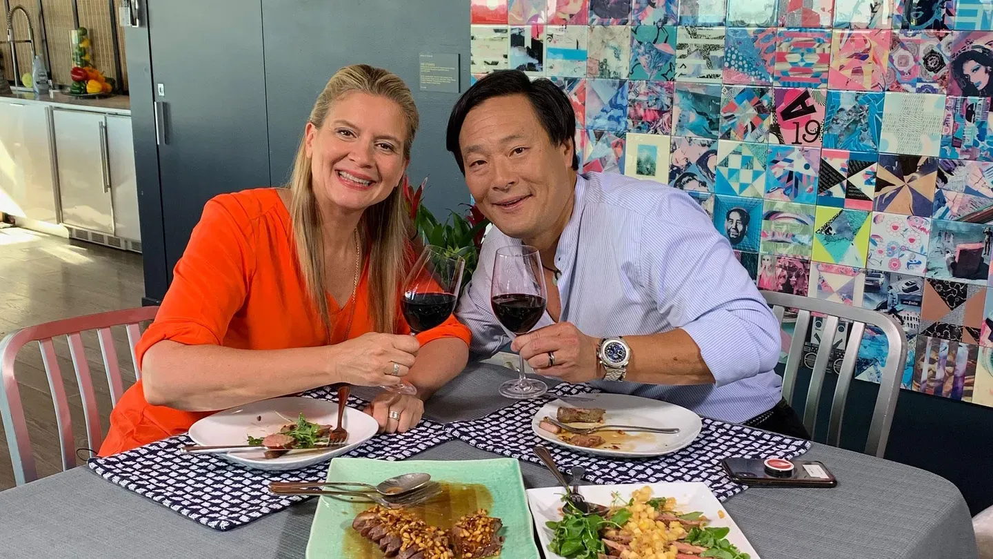 Ming Tsai with guest Amanda Freitag