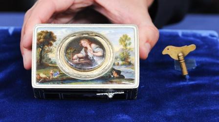 Video thumbnail: Antiques Roadshow Appraisal: French Automaton Music Box, ca. 1840