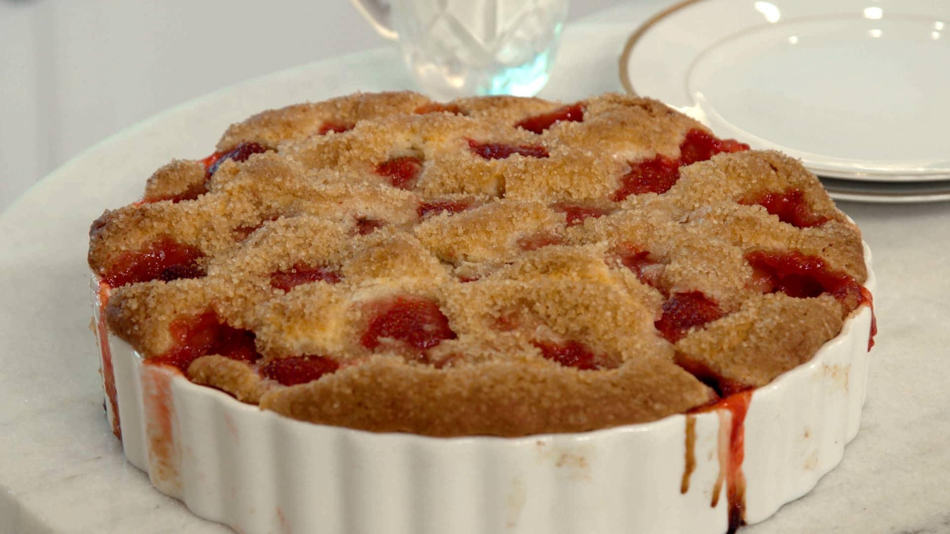 Brian’s Strawberry Buckle | Cook Along with Brian Noyes | The Key ...