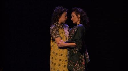 Video thumbnail: Open Studio with Jared Bowen "Indecent" at the Huntington & Spiro Veloudos on Sondheim