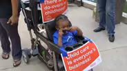 'Strolling Thunder' campaign advocates for better child care