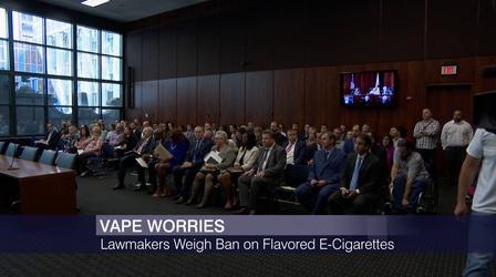 Video thumbnail: Chicago Tonight Illinois Considers Banning Flavored E-Cigarettes
