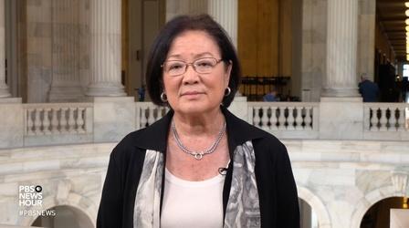 Video thumbnail: PBS NewsHour Hirono: Indefinite detention of migrants ‘unconscionable’