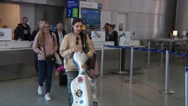 Ukrainian Freedom Orchestra lands in Newark to big welcome