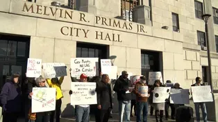 Protesters rally against proposed LNG terminal