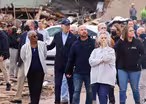 Biden surveys tornado damage in Kentucky