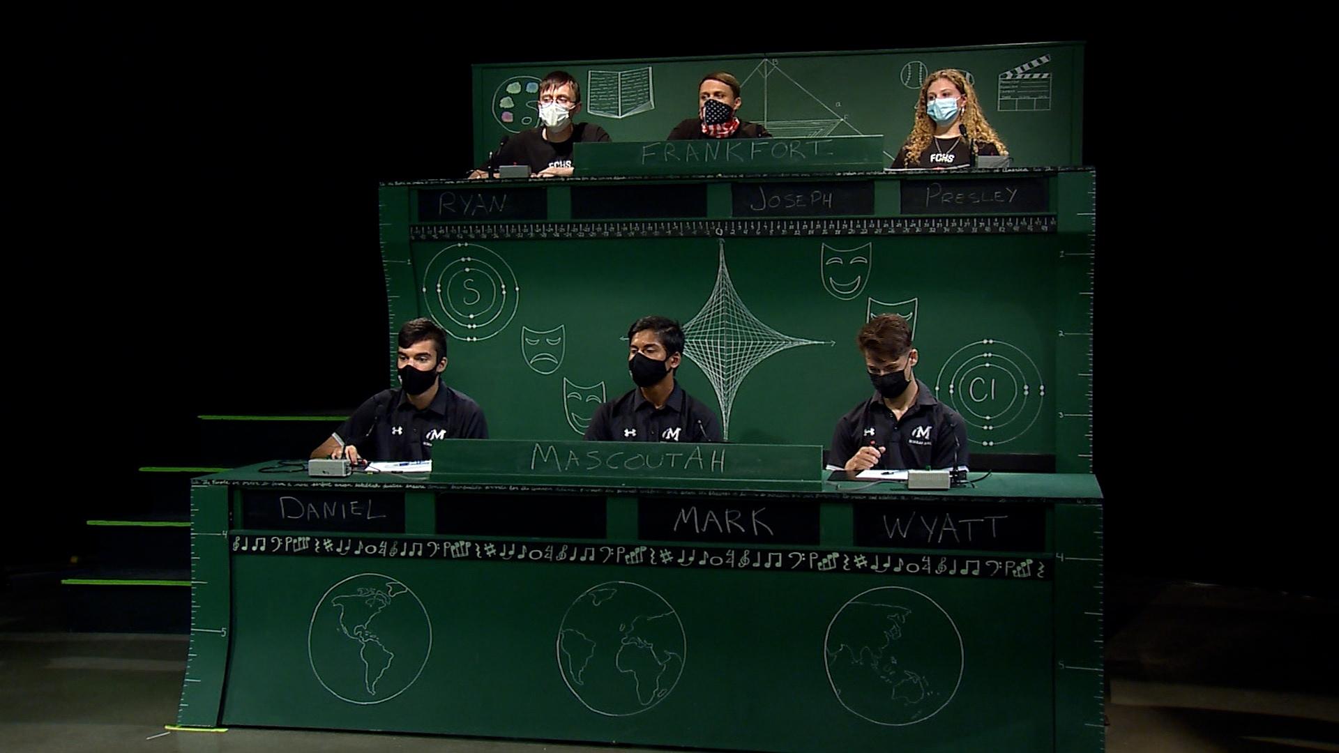 Scholastic Hi-Q Frankfort Mascoutah 3016 Season 3000