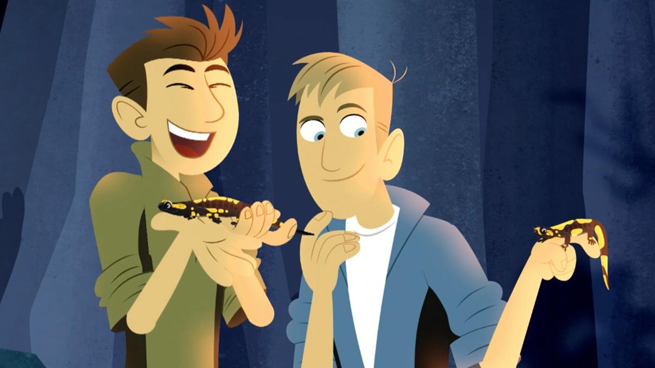 Wild Kratts Fire Salamander | On Alabama Public Television