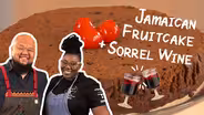 Jamaican Christmas Fruitcake and Sorrel Wine