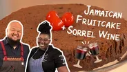 Jamaican Christmas Fruitcake and Sorrel Wine