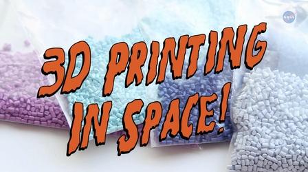 Video thumbnail: Learning Adventures 3D Printing in Space | Mission Control