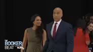 Cory Booker and Rosario Dawson make splash in spin room