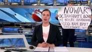 Russian TV Protester: It Was "Impossible to Stay Silent"