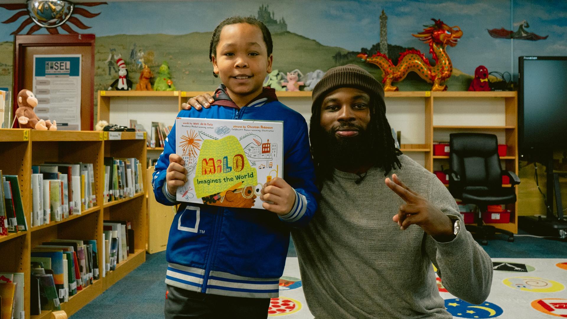 Jerome Moore joins I READ, I LEAD, to showcase the power of literacy and community.