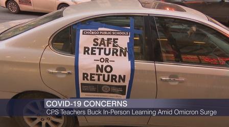 Video thumbnail: Chicago Tonight The Week in Review: CPS Teachers Buck In-Person Learning