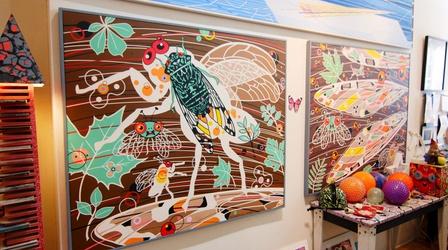 Video thumbnail: Broad and High Artist Roger Williams, Holiday Lights Competition