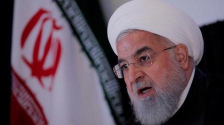 Video thumbnail: PBS NewsHour News Wrap: Trump, Iran's Rouhani trade barbs over sanctions