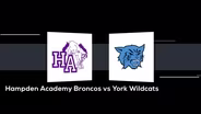 Hampden Academy vs. York Boys Class A Championship