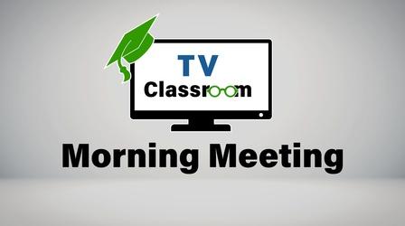 Video thumbnail: WCNY TV Classroom Morning Meeting 156 - Fall 2020