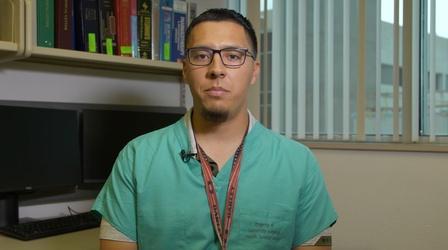 Video thumbnail: What It Takes Pharmacy Technician Zach Chavez