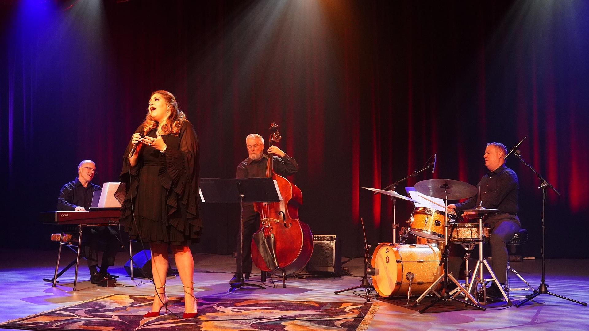 Grammy-nominated jazz vocalist Sacha Boutros performs backed by the Brent Edstrom Trio.