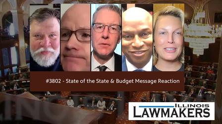 Video thumbnail: Illinois Lawmakers S38 E02: State of the State & Budget Message Reaction