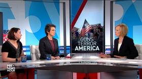 Video thumbnail: PBS NewsHour Tamara Keith and Amy Walter on Trump's gun violence stance