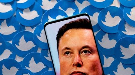 Video thumbnail: PBS NewsHour Twitter faces uncertain future under Elon Musk's ownership