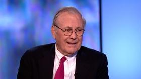 Video thumbnail: In Principle Donald Rumsfeld - War With North Korea Not Off The Table
